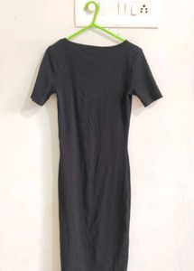 Classic Black Midi Dress