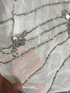 heavy embellished chatpata sheer top