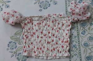 Floral Off-Shoulder Top