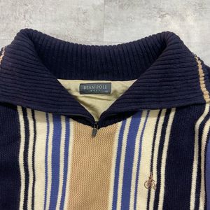 Vintage Striped Turtleneck Sweater