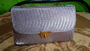 Sparkly brand new Pink Chain Handbag