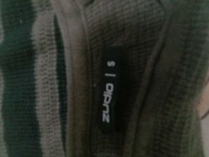y2k striped knit sweater