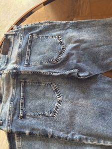 Patchwork Denim Jeans