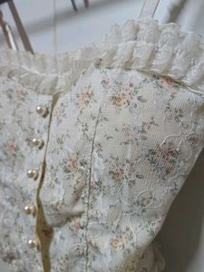 Lace corset top
