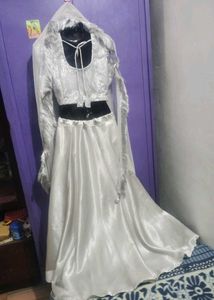 Silver Lehenga Choli Set