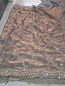 Embellished Saree Choli Set