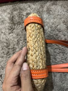 Zara jute midi Tote Bag