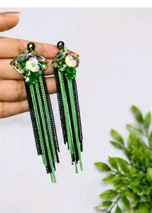 Statement Tassel Drop Earrings