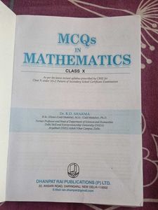 RD Sharma Mathematics For Class 10