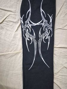 Black Tribal Print Joggers