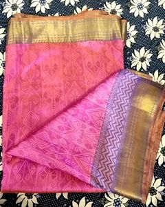 Beautiful Chanderi Cotton Rare Designed Saree