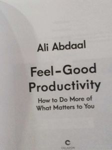 Ali Abdaal Feel Good Productivity Book