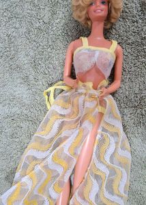 Vintage Barbie beauty secret Doll with Swimsuit