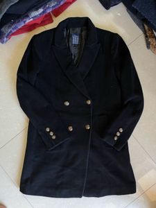 Elegant Black Trench Coat