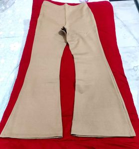 Flared Tan Pants