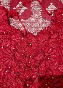 Stunning Red Embellished Gown
