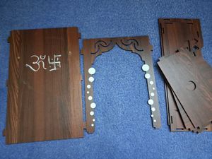 Wooden Pooja Mandir Home Decor
