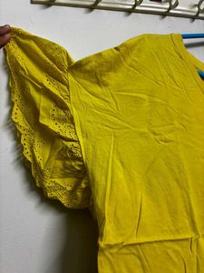 Yellow V-Neck T-Shirt