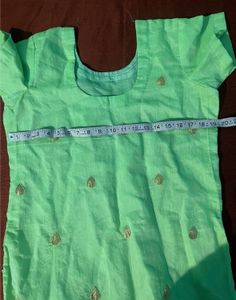 Light Green Embroidered Kurta