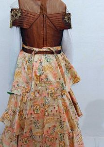 Beautiful Tiered Ethnic Gown
