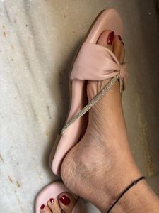 Pink Bow Flats