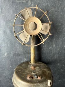 Vintage brass miniature fan
