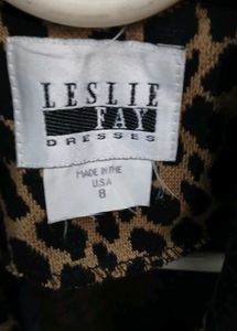 Leopard Print Blazer - L/XL size