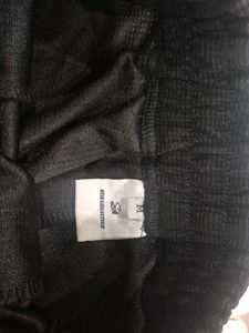 Black Textured Shorts