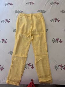 Yellow Ethnic Pants with sheen