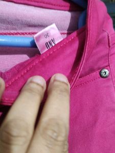 AND denim Pink Jeans Never Used..