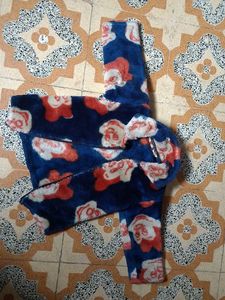 Cozy Printed Plush Nightsuit