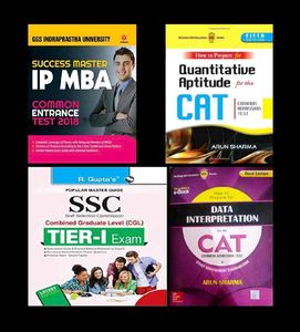 Exam Prep Books - MBA, CAT, SSC CGL