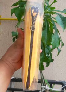 Yellow 'Life Style' Pencil Case