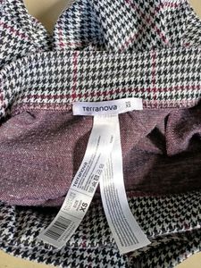 Houndstooth Mini Skirt