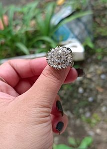Stone Finger Ring Adjustable