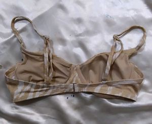 Stylish Bikini Top with Animal Print