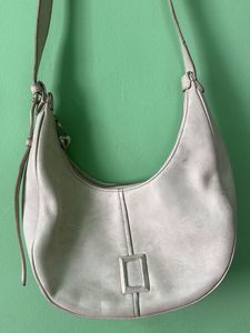 Stylish Silver Hobo Bag