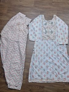 Printed Kurti with Pants