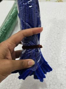 Pipe Cleaners - Green &amp; Blue 50 pcs each