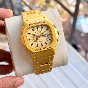 G-Shock Watch - Rose Gold &amp; Green