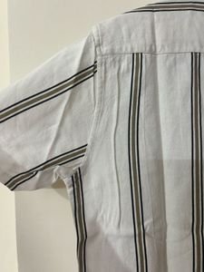 Classic Striped Short-Sleeve Shirt