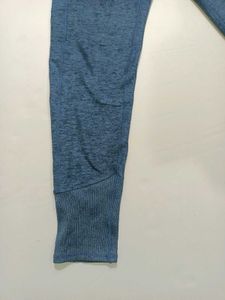 Blue Gret Sport Leggings with Pockets Free Size