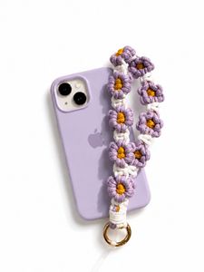 Cute Flower Phone Charm Chrochet