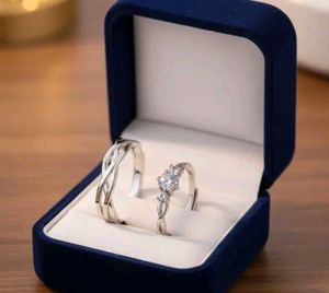New Couple Rings - His &amp; Hers Set
