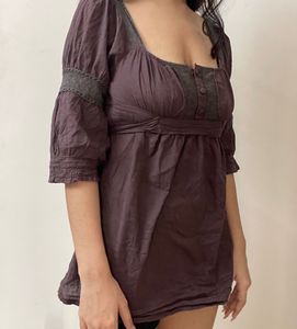 grunge milkmaid Style Tunic Top💗💗