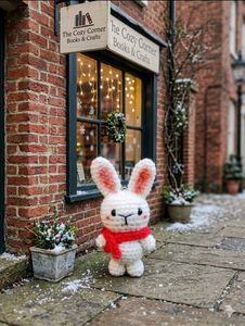 Cute Crochet Bunny Keychain
