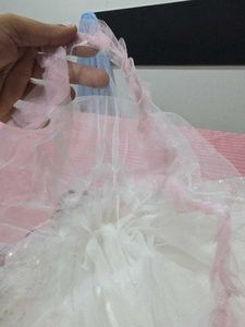 Beautiful Pink &amp; White Party Dress