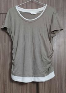 Women's Casual Ruched T-Shirt