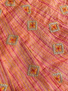 Peach Lehenga Choli Set