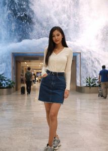 Denim Mini Skirt